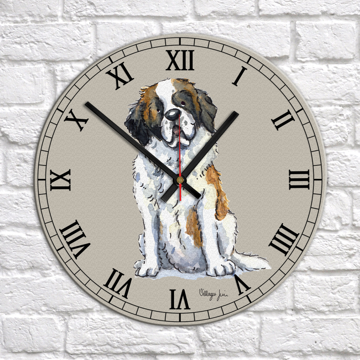 St Bernard Clock – Villager Jim's Shop