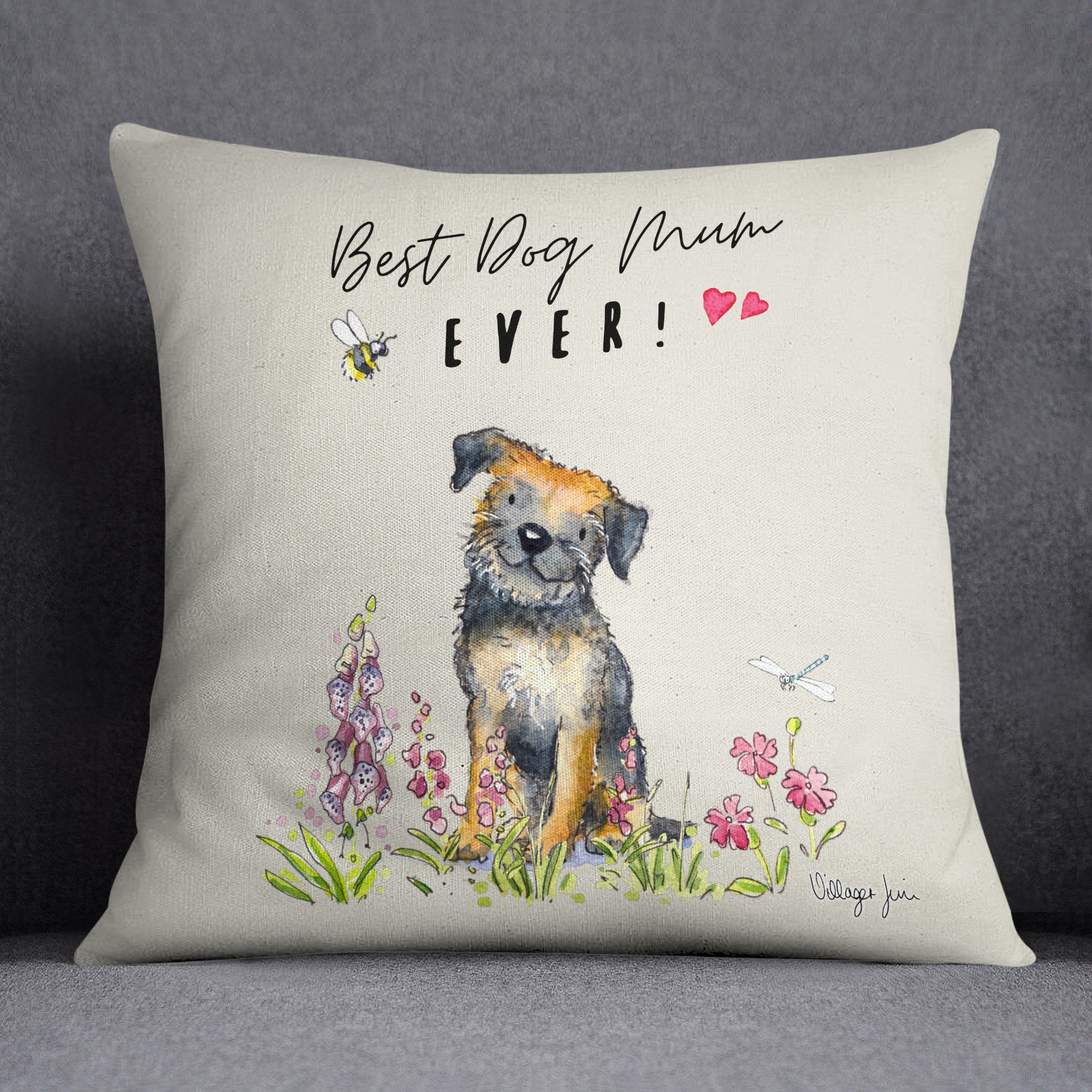 Border terrier clearance cushion