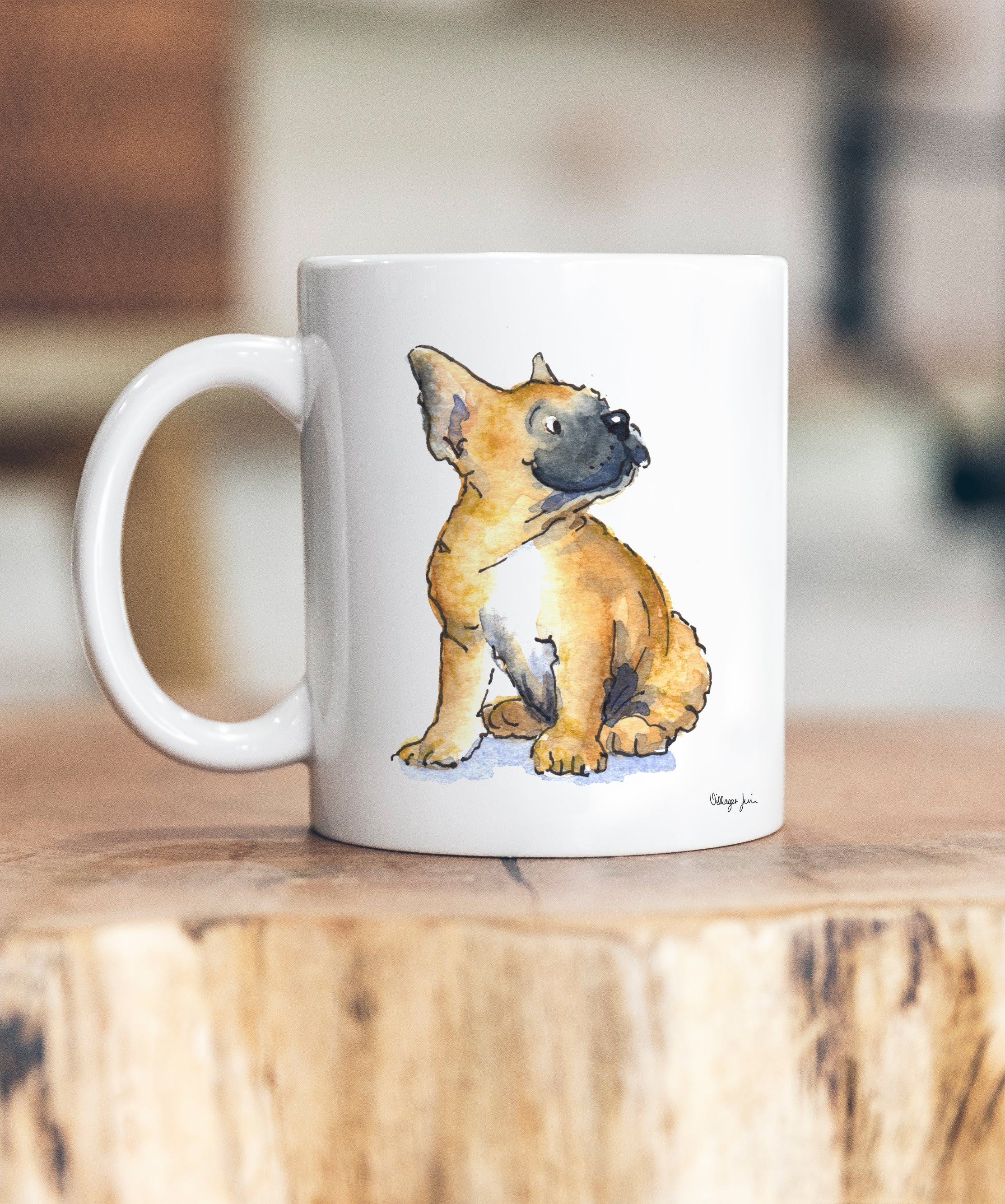 Bulldog coffee mug hotsell