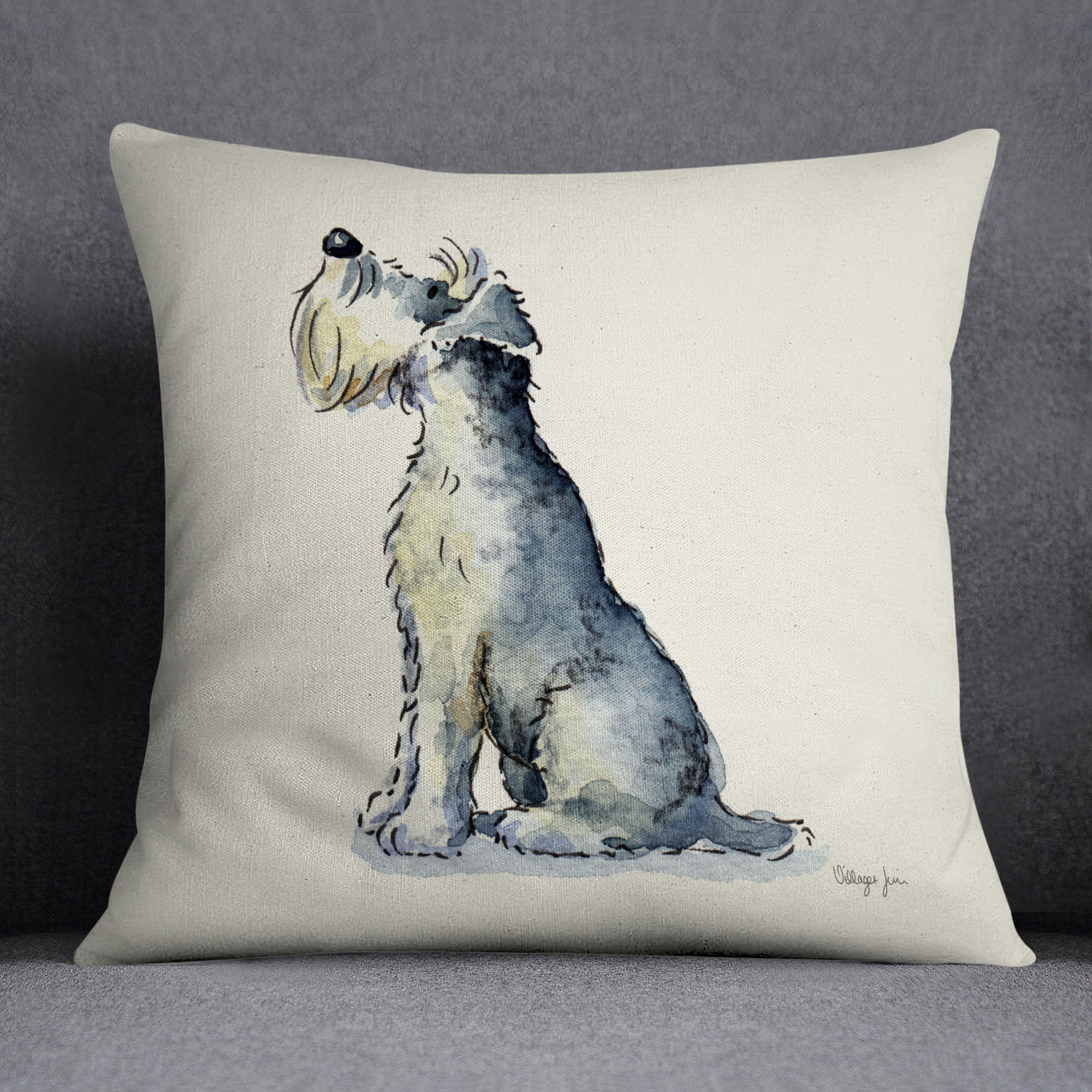 Miniature Schnauzer Cushion Villager Jim s Shop